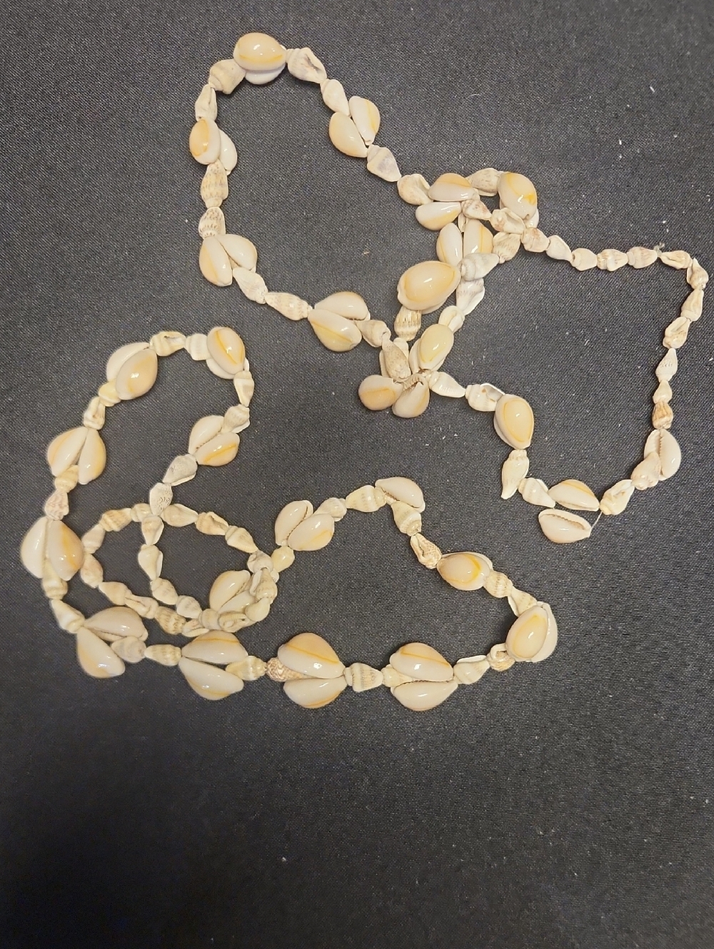 Handmade Cream Shell Necklace - Boho Beach Style